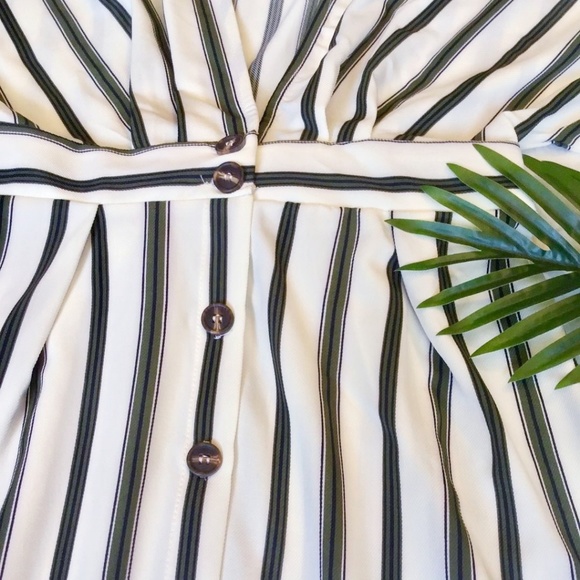 LAST ONE❗CHARLOTTE RUSSE Kimono Striped Midi Dress - Picture 5 of 8